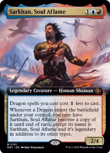 Sarkhan, Soul Aflame (Extended Art) (181), March of the Machine: The Aftermath — Magic card price