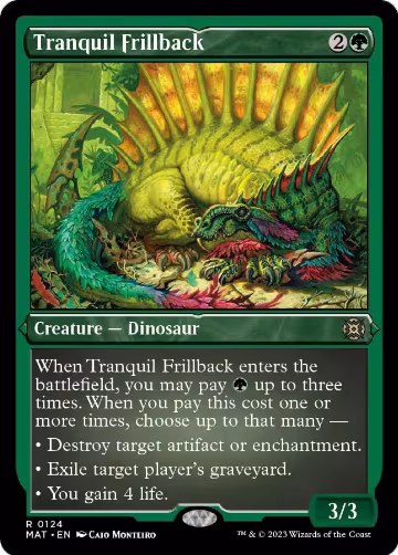 Tranquil Frillback (Foil Etched) (124), March of the Machine: The Aftermath — Magic card price