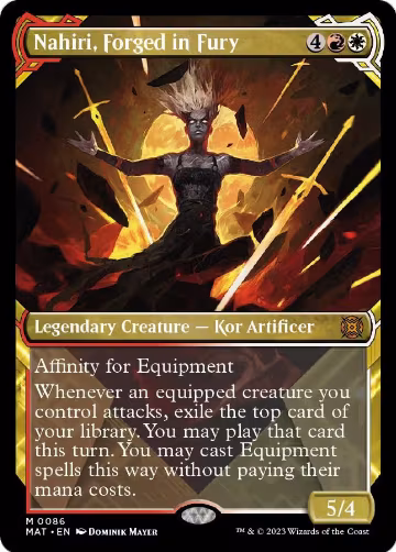 Nahiri, Forged in Fury (Showcase) (86), March of the Machine: The Aftermath — Magic card price