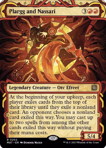 Plargg and Nassari (Halo Foil) (202), March of the Machine: The Aftermath — Magic card price