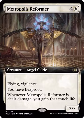 Metropolis Reformer (Extended Art) (152), March of the Machine: The Aftermath — Magic card price