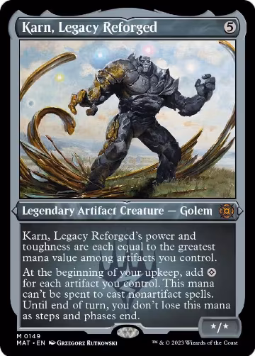Karn, Legacy Reforged (Foil Etched) (149), March of the Machine: The Aftermath — Magic card price