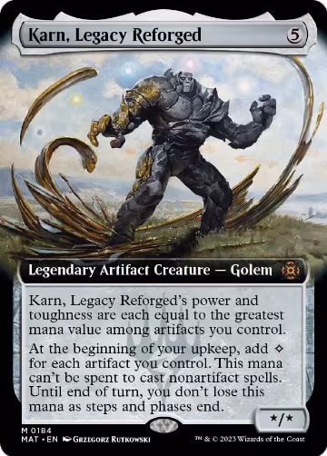 Karn, Legacy Reforged (Extended Art) (184), March of the Machine: The Aftermath — Magic card price