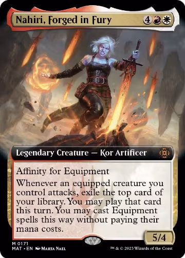Nahiri, Forged in Fury (Extended Art) (171), March of the Machine: The Aftermath — Magic card price