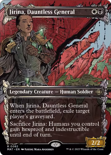 Jirina, Dauntless General (Showcase) (82), March of the Machine: The Aftermath — Magic card price