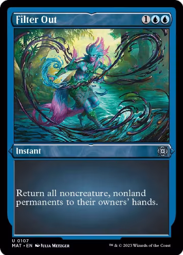 Filter Out (Foil Etched) (107), March of the Machine: The Aftermath — Magic card price