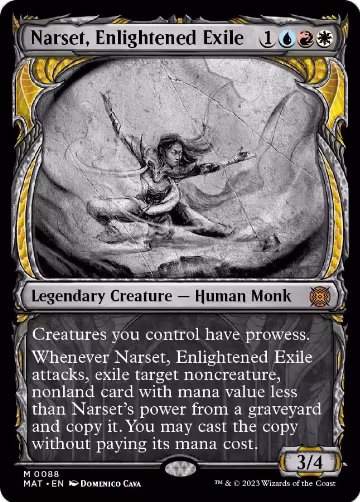 Narset, Enlightened Exile (Showcase) (88), March of the Machine: The Aftermath — Magic card price