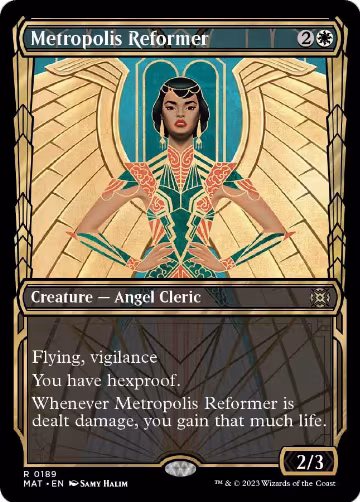 Metropolis Reformer (Halo Foil) (189), March of the Machine: The Aftermath — Magic card price