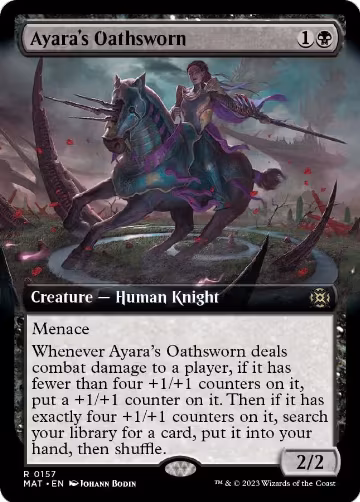 Ayara's Oathsworn (Extended Art) (157), March of the Machine: The Aftermath — Magic card price