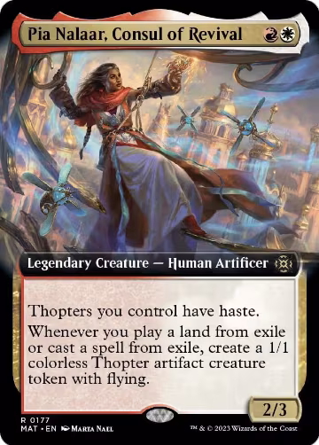 Pia Nalaar, Consul of Revival (Extended Art) (177), March of the Machine: The Aftermath — Magic card price