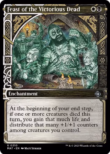 Feast of the Victorious Dead (Halo Foil) (210), March of the Machine: The Aftermath — Magic card price
