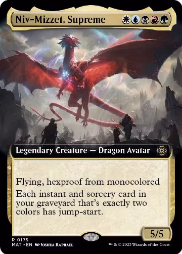 Niv-Mizzet, Supreme (Extended Art) (175), March of the Machine: The Aftermath — Magic card price