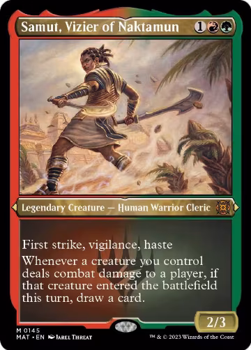 Samut, Vizier of Naktamun (Foil Etched) (145), March of the Machine: The Aftermath — Magic card price