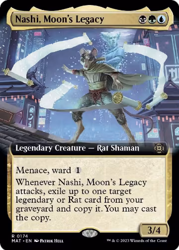 Nashi, Moon's Legacy (Extended Art) (174), March of the Machine: The Aftermath — Magic card price