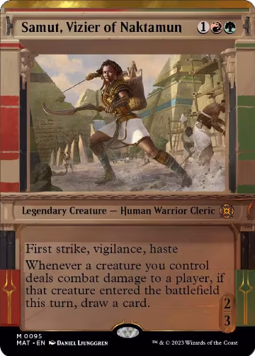 Samut, Vizier of Naktamun (Showcase) (95), March of the Machine: The Aftermath — Magic card price