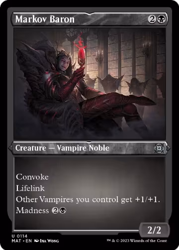 Markov Baron (Foil Etched) (114), March of the Machine: The Aftermath — Magic card price