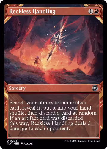 Reckless Handling (Halo Foil) (203), March of the Machine: The Aftermath — Magic card price