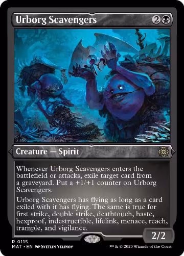 Urborg Scavengers (Foil Etched) (115), March of the Machine: The Aftermath — Magic card price