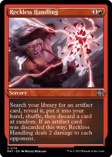 Reckless Handling (Foil Etched) (119), March of the Machine: The Aftermath — Magic card price
