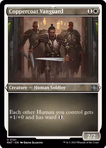 Coppercoat Vanguard (Foil Etched) (101), March of the Machine: The Aftermath — Magic card price
