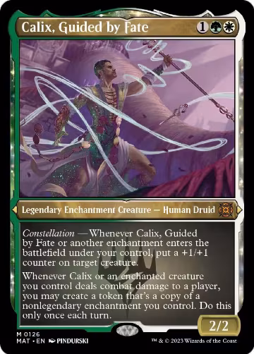Calix, Guided by Fate (Foil Etched) (126), March of the Machine: The Aftermath — Magic card price