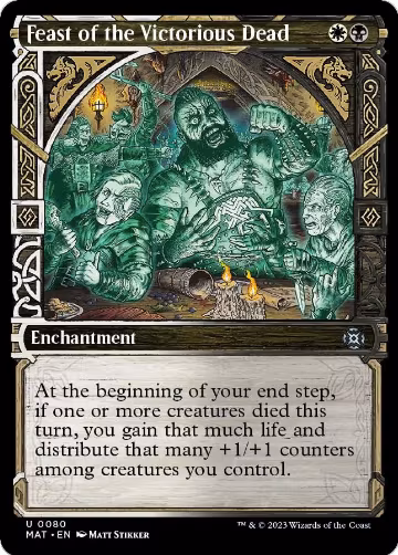 Feast of the Victorious Dead (Showcase) (80), March of the Machine: The Aftermath — Magic card price