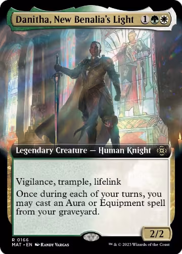 Danitha, New Benalia's Light (Extended Art) (166), March of the Machine: The Aftermath — Magic card price
