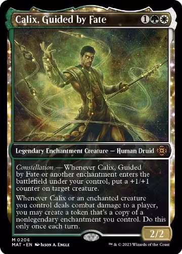 Calix, Guided by Fate (Halo Foil) (206) — card price