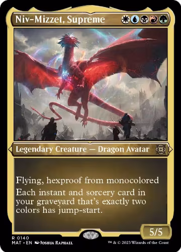 Niv-Mizzet, Supreme (Foil Etched) (140), March of the Machine: The Aftermath — Magic card price