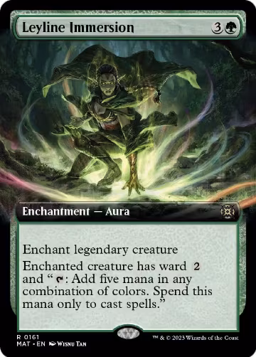 Leyline Immersion (Extended Art) (161), March of the Machine: The Aftermath — Magic card price