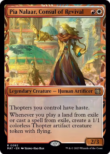 Pia Nalaar, Consul of Revival (Showcase) (92), March of the Machine: The Aftermath — Magic card price