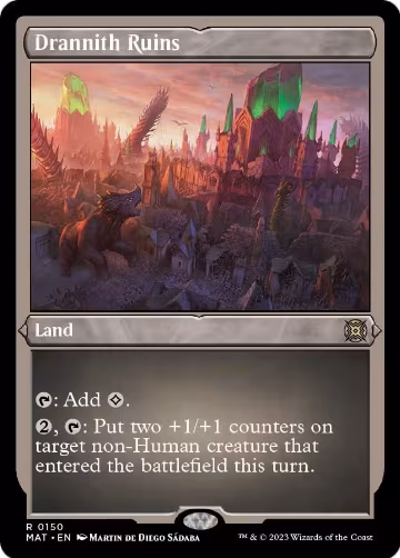 Drannith Ruins (Foil Etched) (150), March of the Machine: The Aftermath — Magic card price