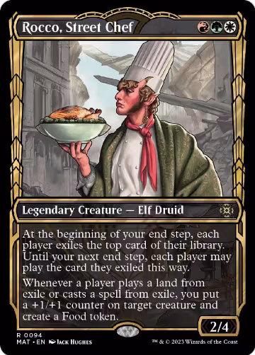 Rocco, Street Chef (Showcase) (94), March of the Machine: The Aftermath — Magic card price