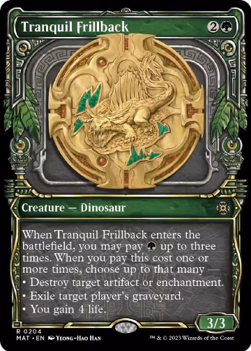 Tranquil Frillback (Halo Foil) (204), March of the Machine: The Aftermath — Magic card price
