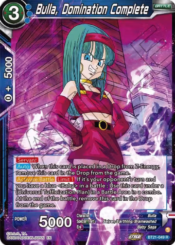 Bulla, Domination Complete (BT21-049), Wild Resurgence — DB Super card price