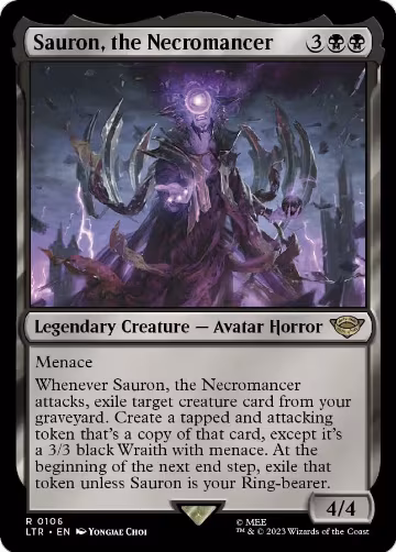 Sauron, the Necromancer (106), Universes Beyond: The Lord of the Rings: Tales of Middle-earth — Magic card price