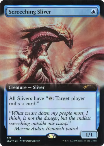 Screeching Sliver (Extended Art) (622), Secret Lair Drop Series — Magic card price