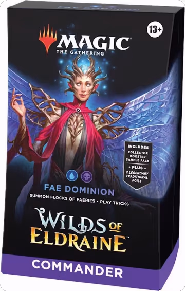 Wilds of Eldraine Commander Deck - Fae Dominion, Commander: Wilds of Eldraine — Magic sealed product price