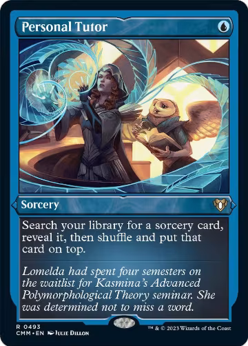 Personal Tutor (Foil Etched) (493), Commander Masters — Magic card price