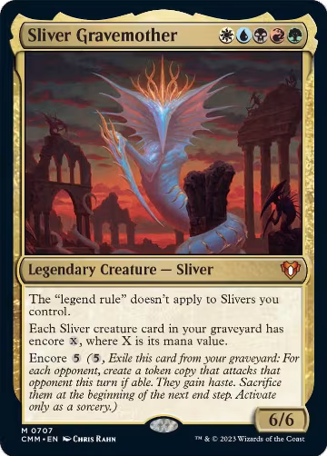 Sliver Gravemother (707), Commander Masters — Magic card price
