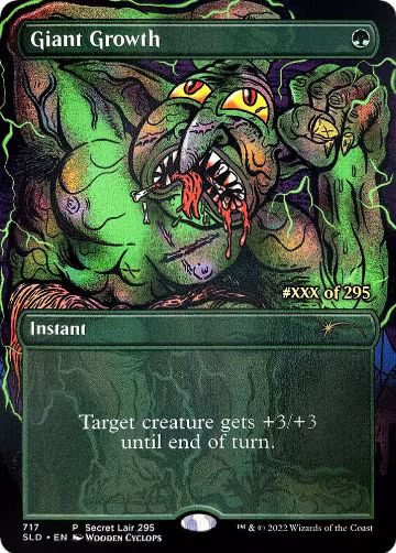 Giant Growth (Serial Numbered) (717), Secret Lair Drop Series — Magic card price