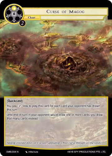 Curse of Magog (CMB-004 N), Crimson Moon's Battleground — Force of Will card price