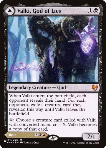Valki, God of Lies (114), The List Reprints — Magic card price