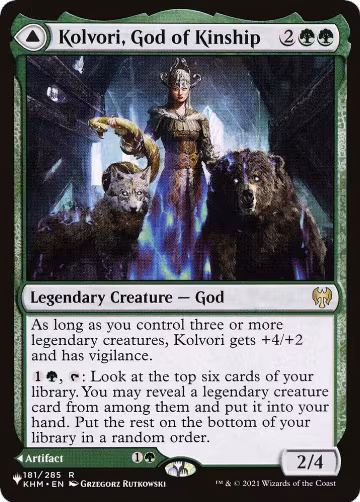 Kolvori, God of Kinship (181), The List Reprints — Magic card price