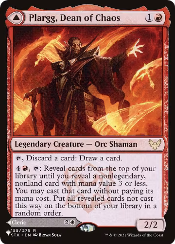 Plargg, Dean of Chaos (155), The List Reprints — Magic card price