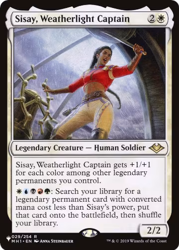 Sisay, Weatherlight Captain (29), The List Reprints — Magic card price