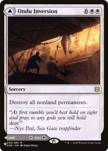 Ondu Inversion (30), The List Reprints — Magic card price