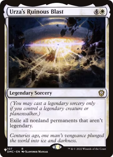 Urza's Ruinous Blast (107), The List Reprints — Magic card price