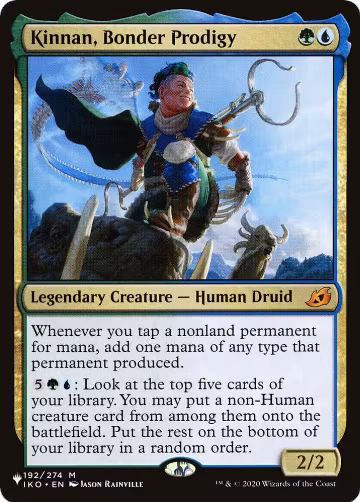 Kinnan, Bonder Prodigy (192), The List Reprints — Magic card price