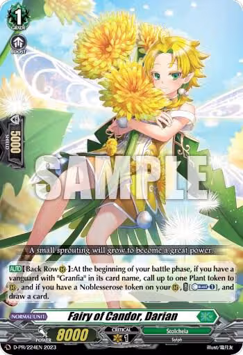 Fairy of Candor, Darian (D-PR/224EN), D Promo Cards — Vanguard card price